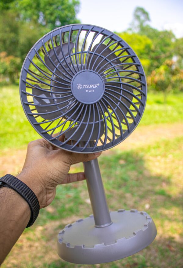 JYSUPER Rechargeable Multicolor Fan - JY 2218