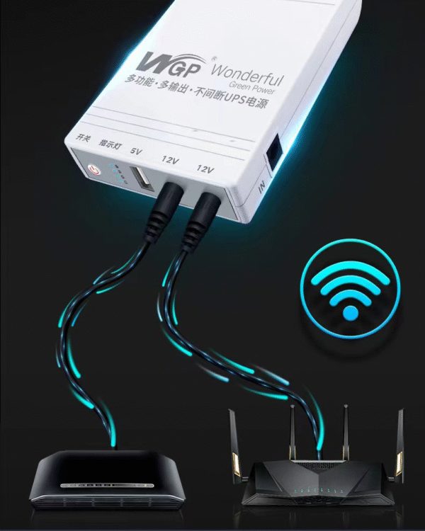 WGP Mini UPS - For wifi router & onu