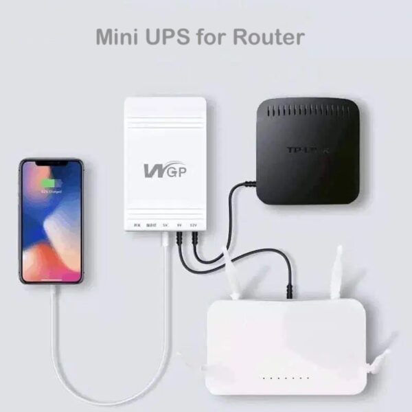 WGP Mini UPS - For wifi router & onu